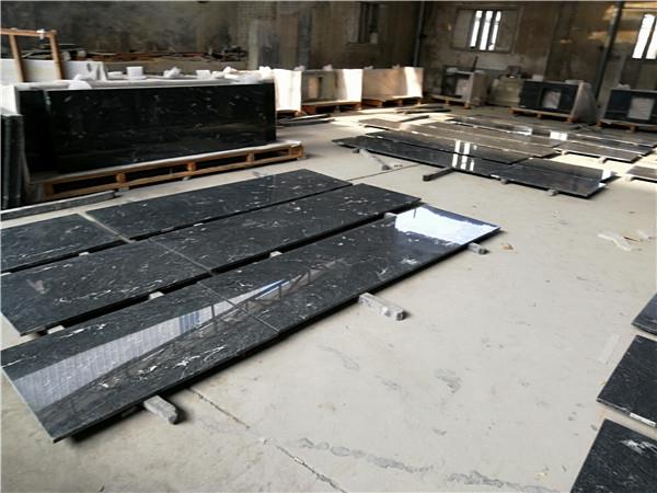 white with black granite countertops desktops