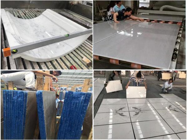 calacatta gold marble  inspection
