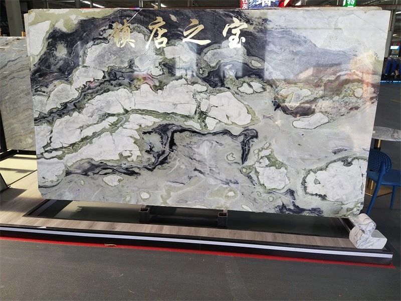 Onyx green marble for floor
