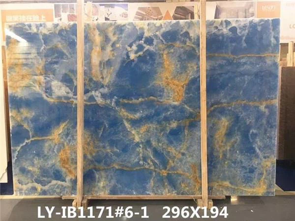 Blauwe Onyx-platen