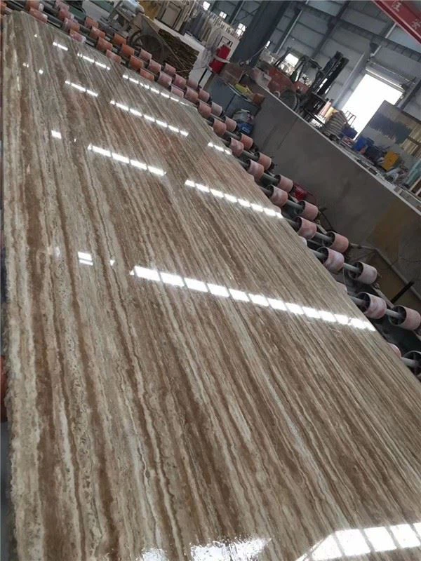 Brown Travertine Slabs