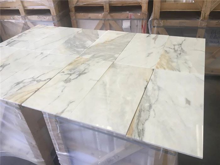 Calcutta gold marble floor slabs tiles