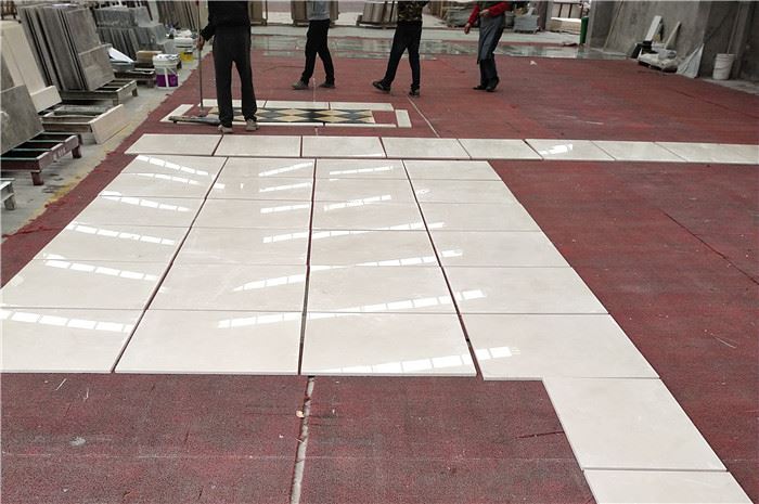Cream beige marble tile for interior