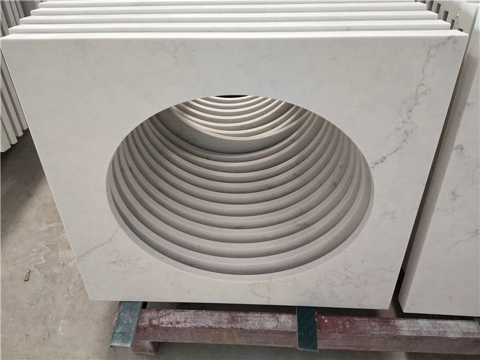 Witte kwarts badkamerijdelheid