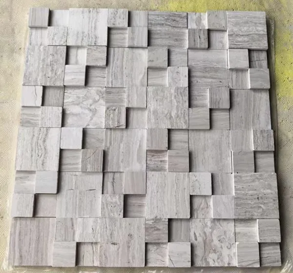 Grijs breakfront marmeren mozaïek