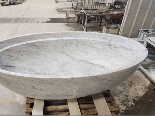 custom marble bathtub