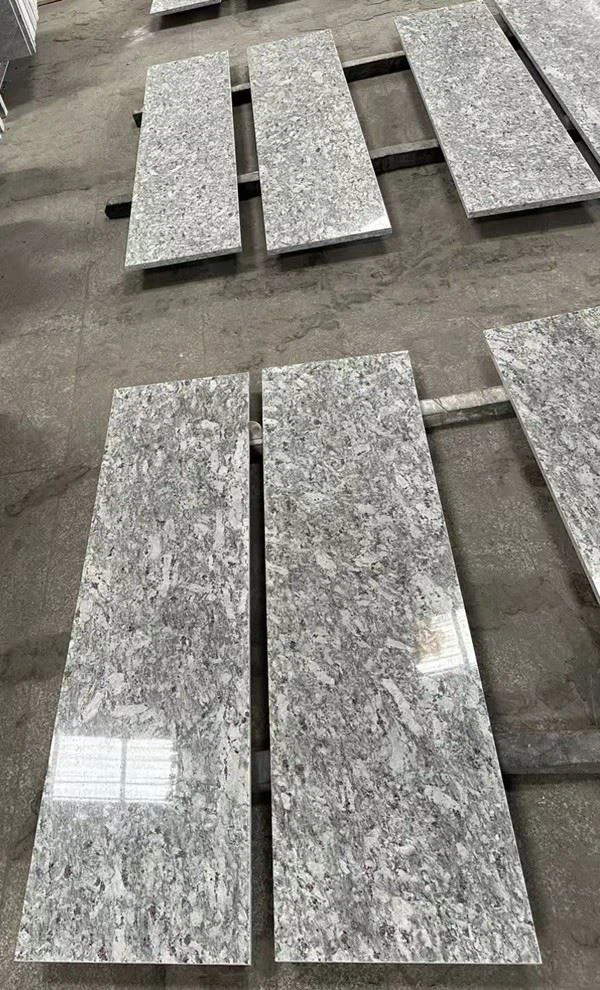 Moon White Granite backsplash