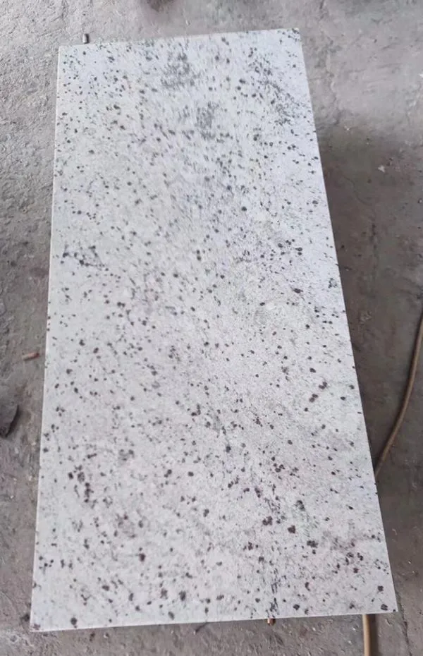 Gepolijst wit roze graniet