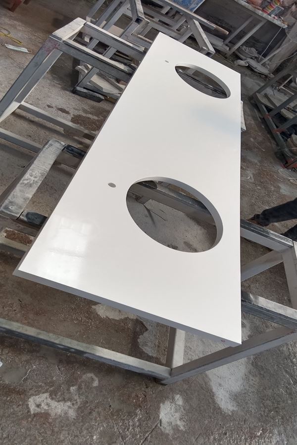 Quartz werkbladen zuiver wit