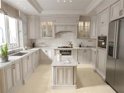 Gouden ader kwarts aanrecht