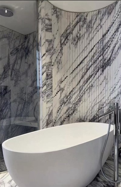 Milas Lilac Marble Badkamer