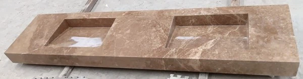 custom marble vanity