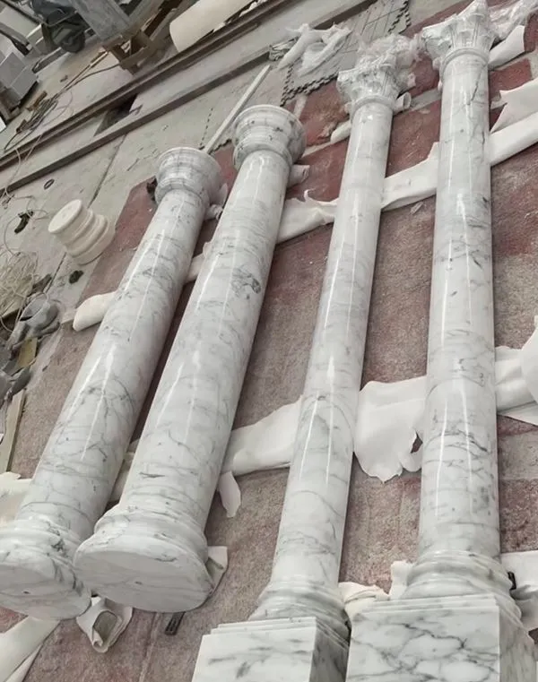 Statuario Venato marmeren zuil